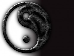 yin and yang = life and death 